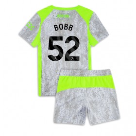 Dětské fotbalový komplet Manchester City Oscar Bobb #52 Tretí košile 2025-26 Krátkým Rukávem